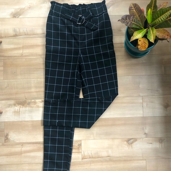 Z / C Signature Pants - ✨Sale✨ Black and grey checkered pants